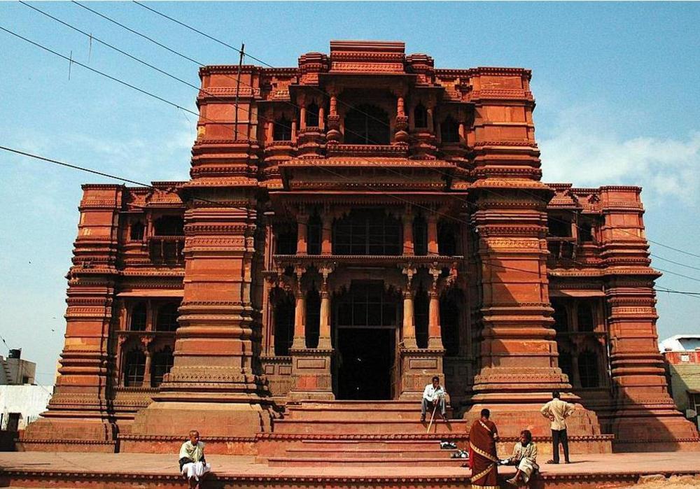 Sri Govindaji Temple, Vrindavana, where Haridasa Pandit Goswami initiated Sachi Devi into the eighteen-syllable Radha-Krishna mantra.