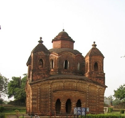 The temple of Radha-Rasika Raya (called Shyama Raya in some accounts) in Puri, installed in the restored house of Sarvabhauma Bhattacharya.