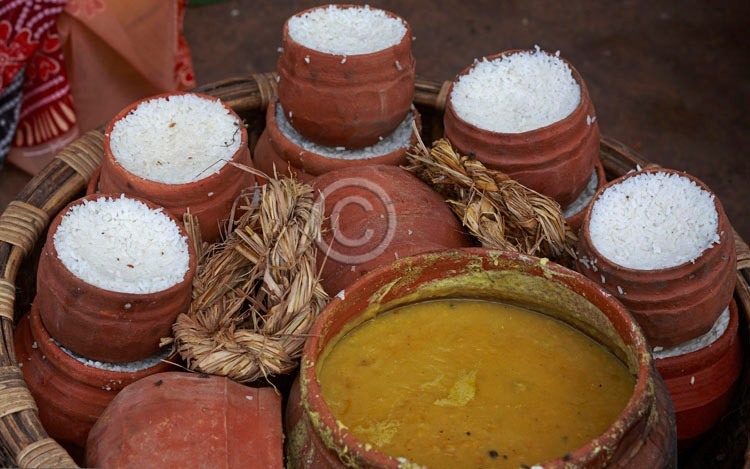Mahaprasada of Lord Sri Jagannatha, the daily offering still sent to the Ganga-mata Math as the guru-dakshina Gangamata herself requested.