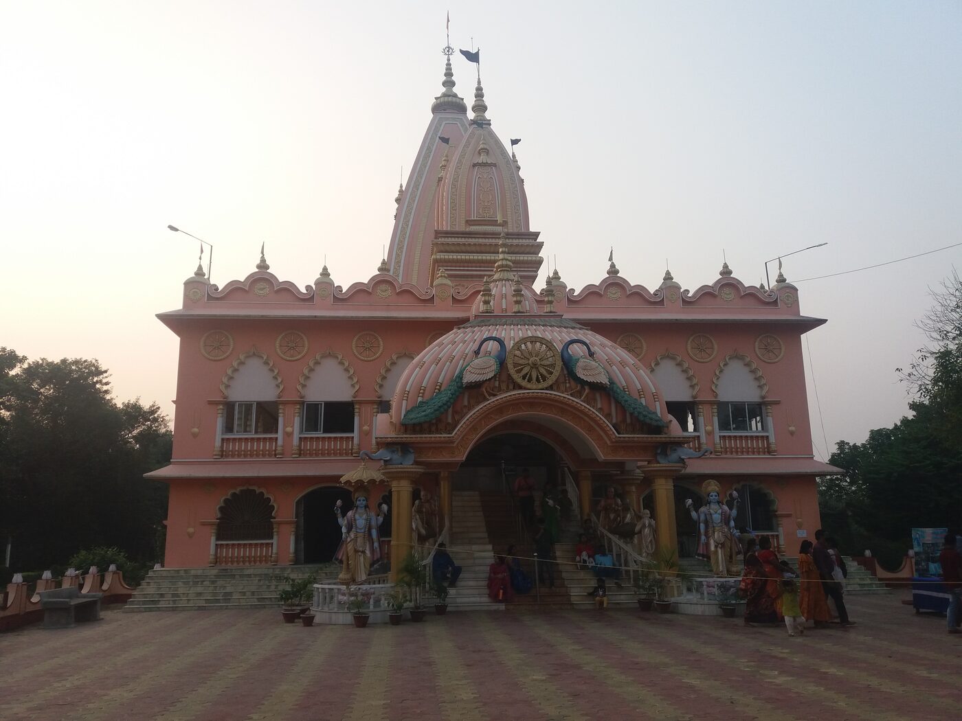 The temple at Birchandrapur (Ekachakra) in Birbhum district, West Bengal, the village where Sri Nityananda Prabhu appeared.