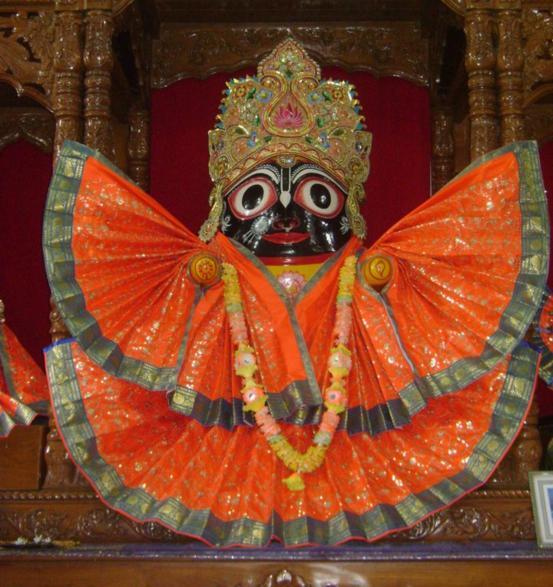 The Deity of Lord Jagannatha that Jagadisha Pandit carried by foot from Jagannatha Puri to Bengal on the Lord's own instruction.
