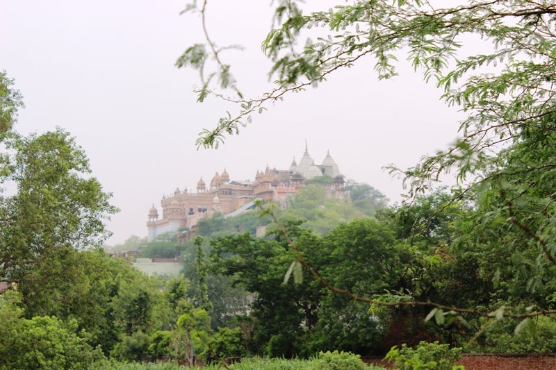 Man Mandir hill, Varshana, Uttar Pradesh - part of the Vraja-mandala near Mathura that includes Kamyavana, the forest where Prabodhananda Saraswati settled after leaving Srirangam and where he lived out his life among the Goswamis of Vraja.
