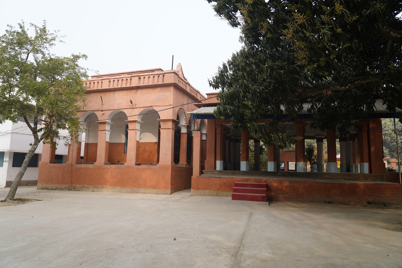 The main building in the premises of Advaita Pat at Babla, Nadia district, associated with Sri Advaita Acharya.