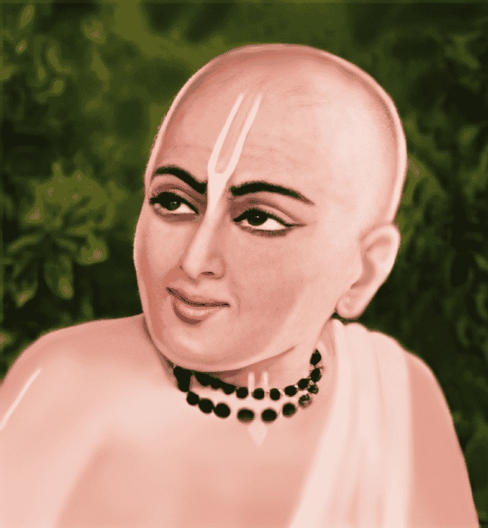 Devotional portrait of Srila Vasudeva Ghosh.