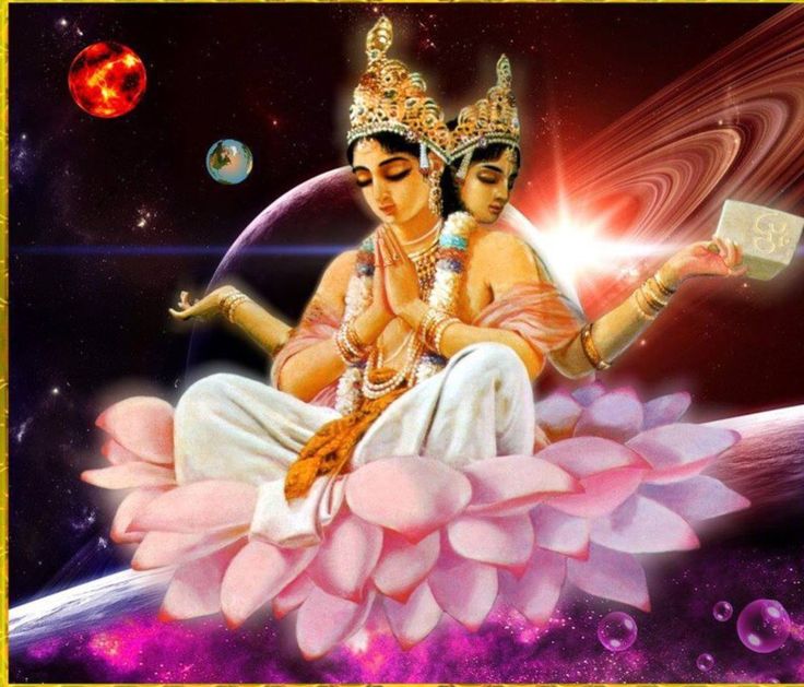 Lord Brahma got the Transcendental knowledge in the Heart from Lord Vishnu the Supreme personality of Godhead.
