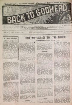 Back to Godhead, Vol. 3, No. 6 (1956)