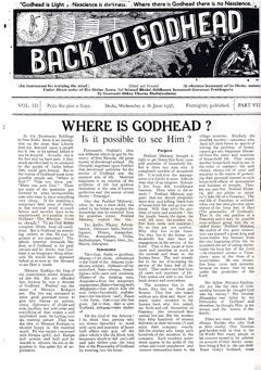 Back to Godhead, Vol. 3, No. 8 (1956)