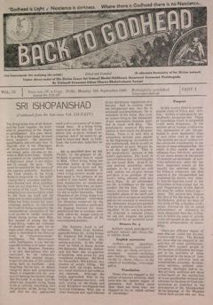 Back to Godhead, Vol. 4, No. 1 (1960)