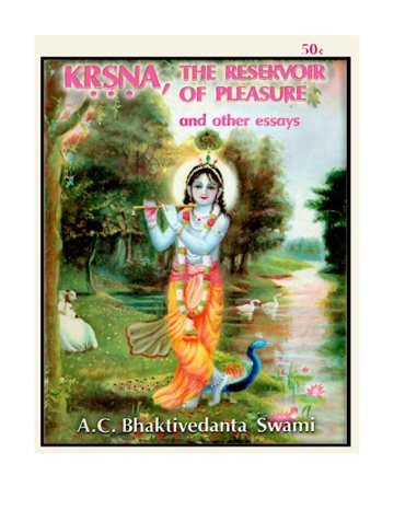KRSNA, the Reservoir of Pleasure (1970)