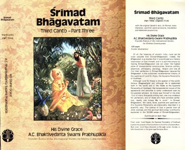 Śrīmad-Bhāgavatam, Canto 3, Part 3 (Original Edition)