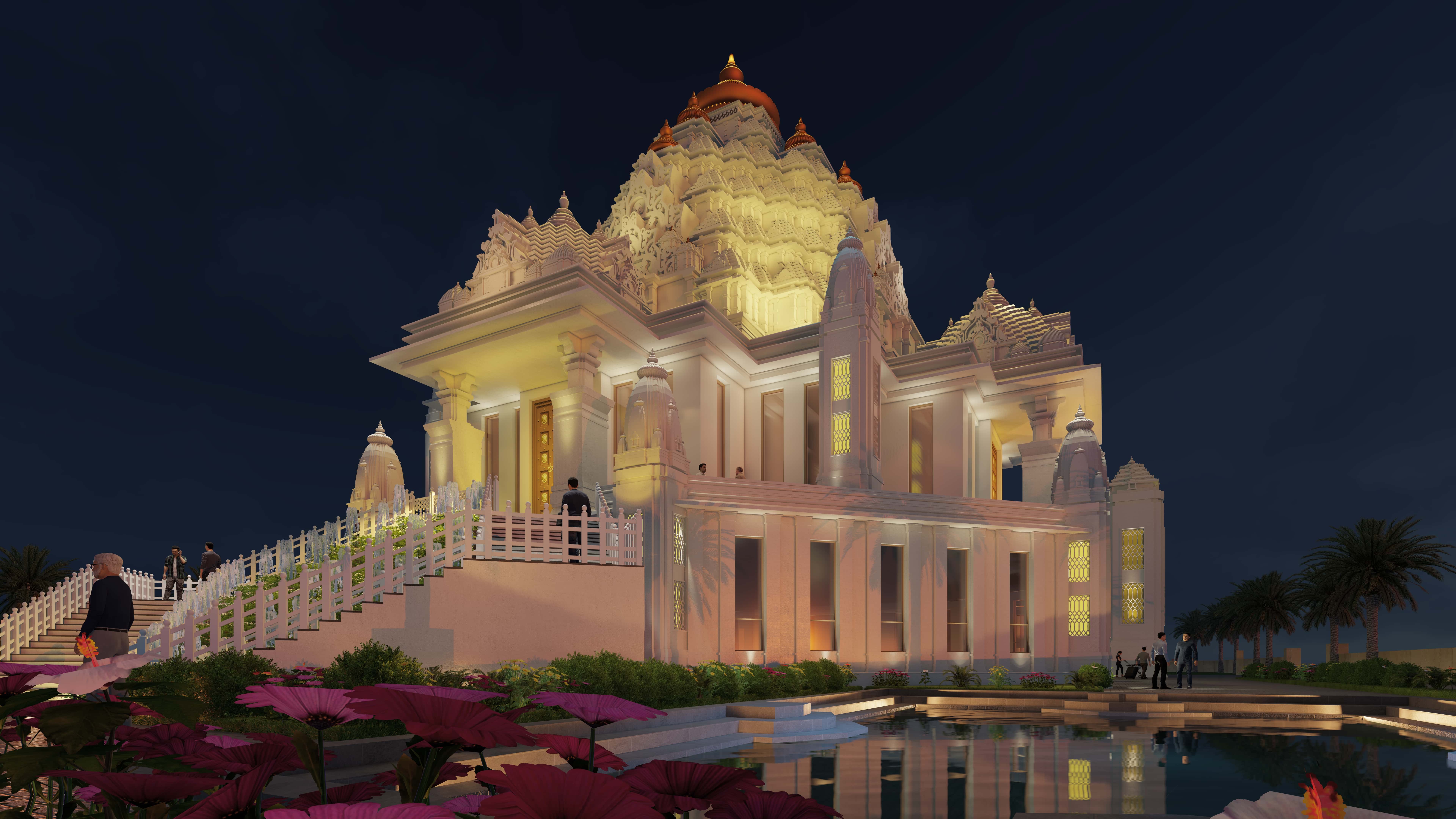 Hare Krishna Mandir Dome View