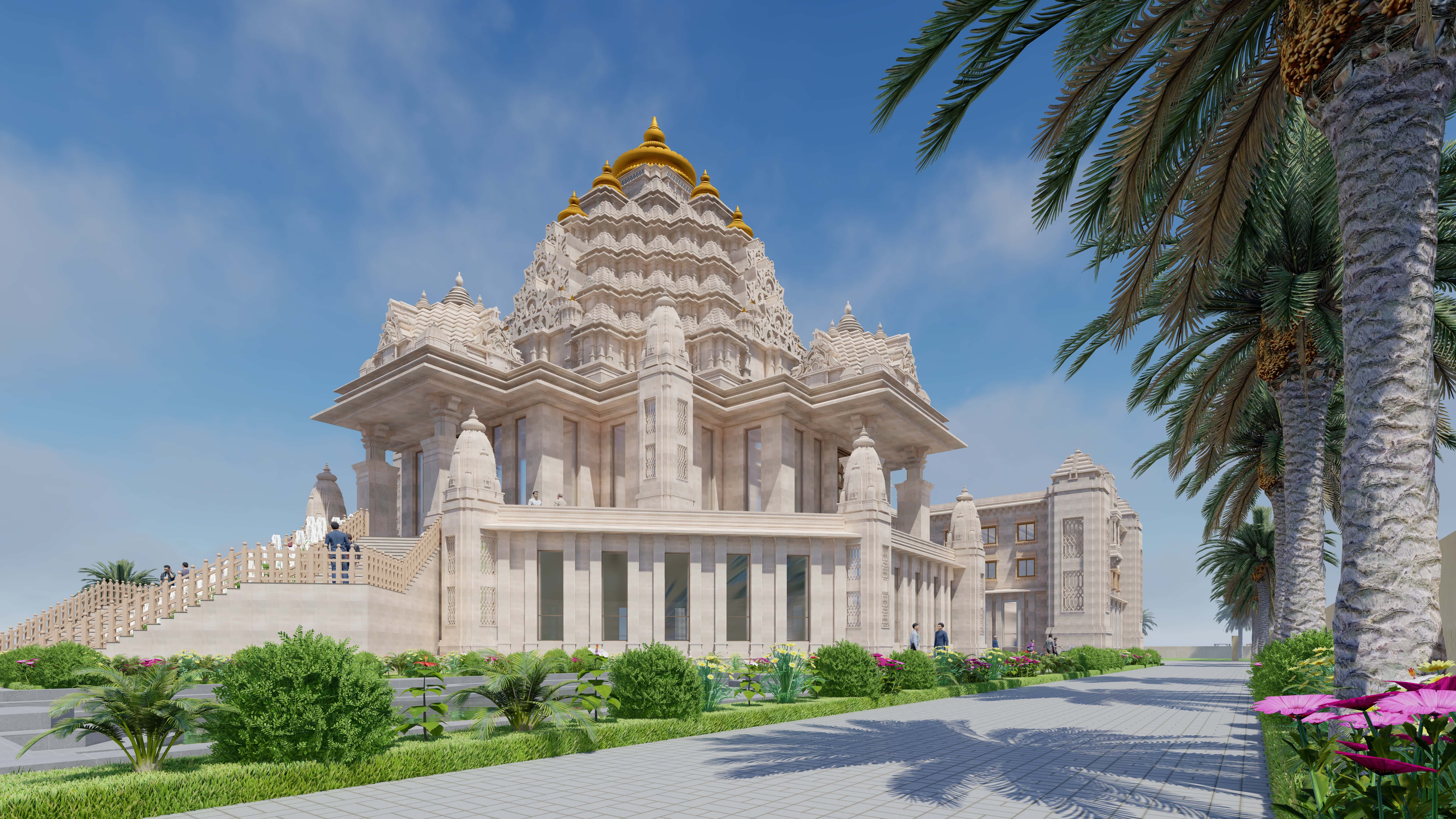 Hare Krishna Mandir Dome View