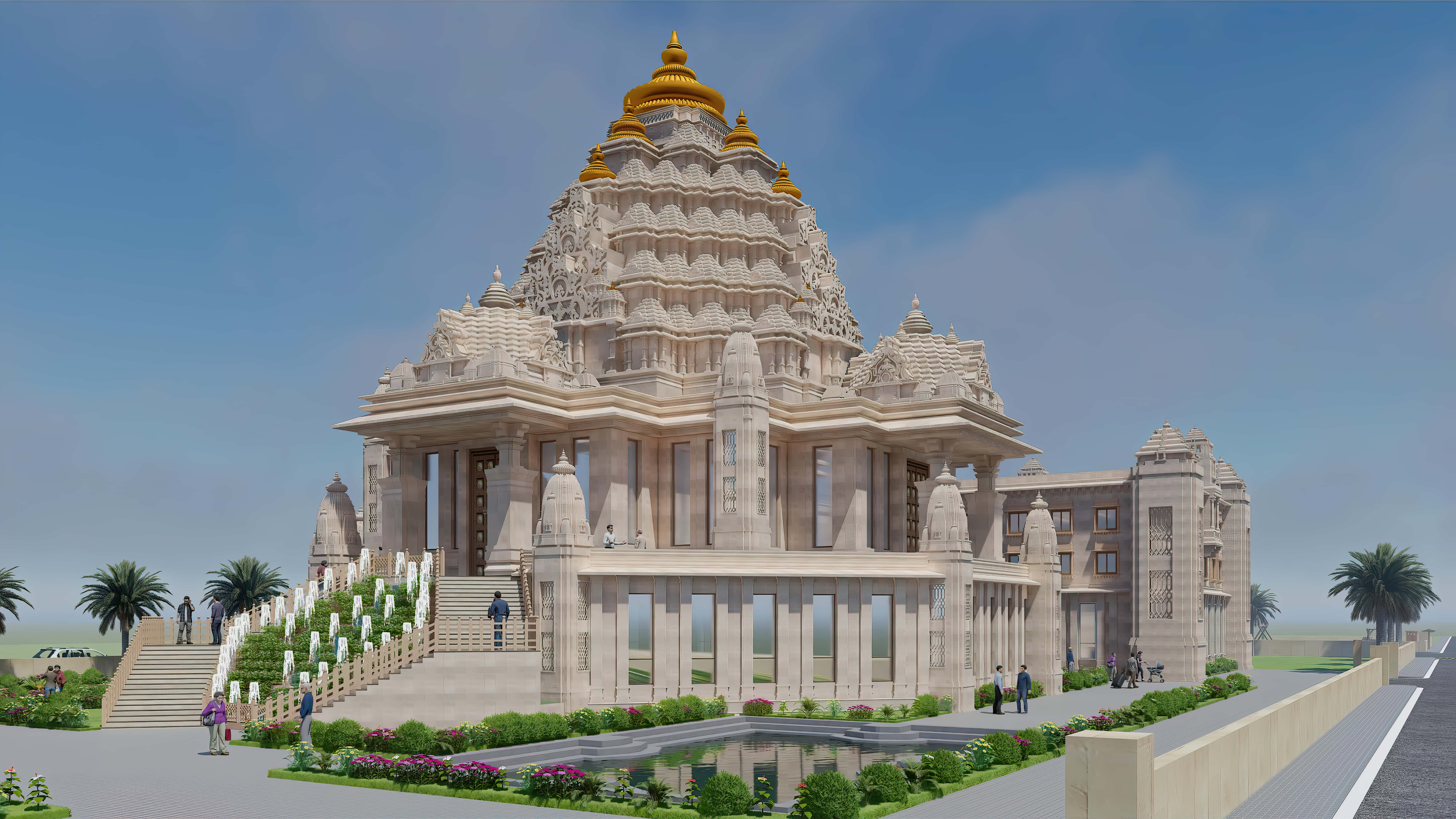 Hare Krishna Mandir Dome View