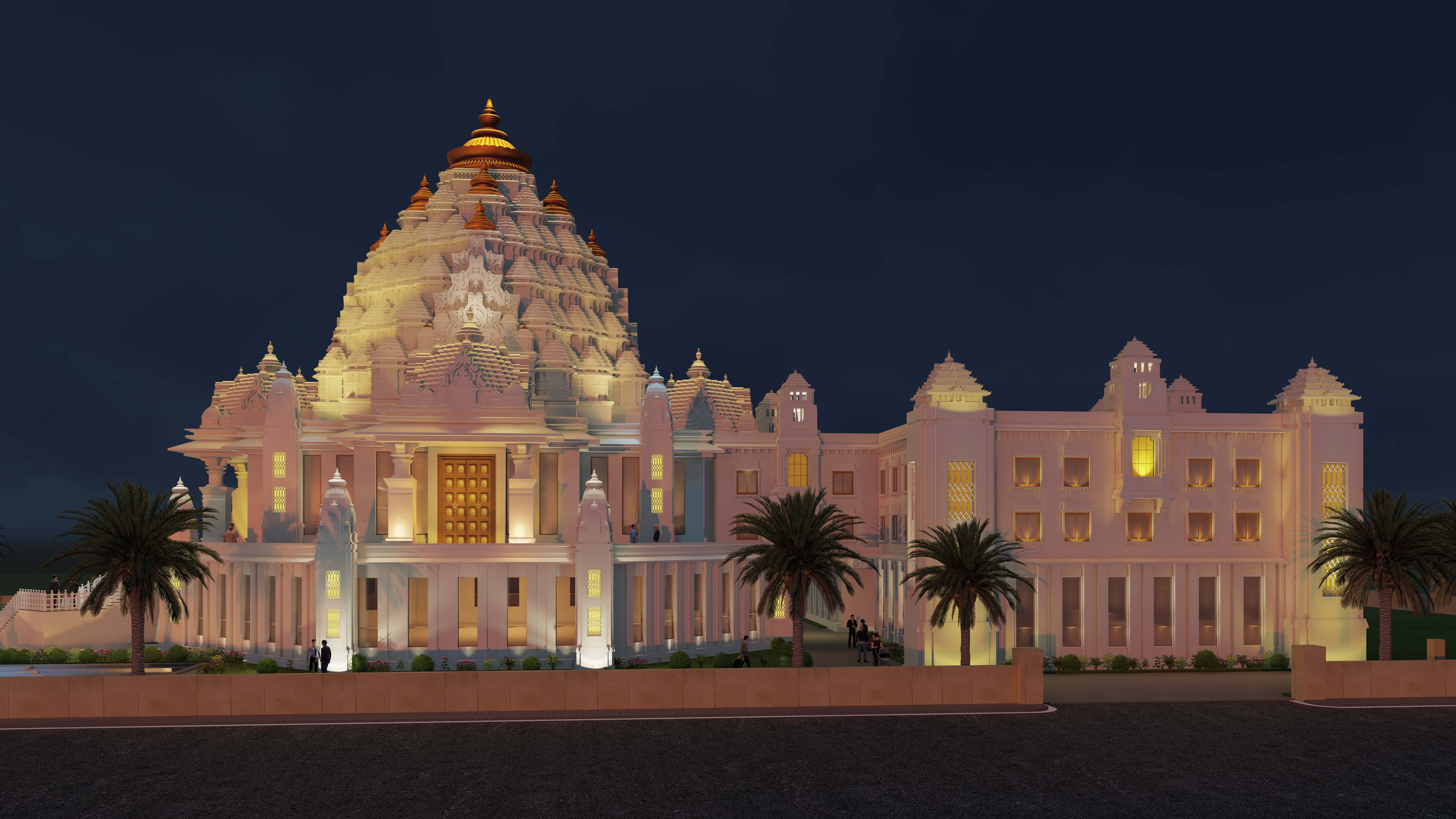 Hare Krishna Mandir Dome View