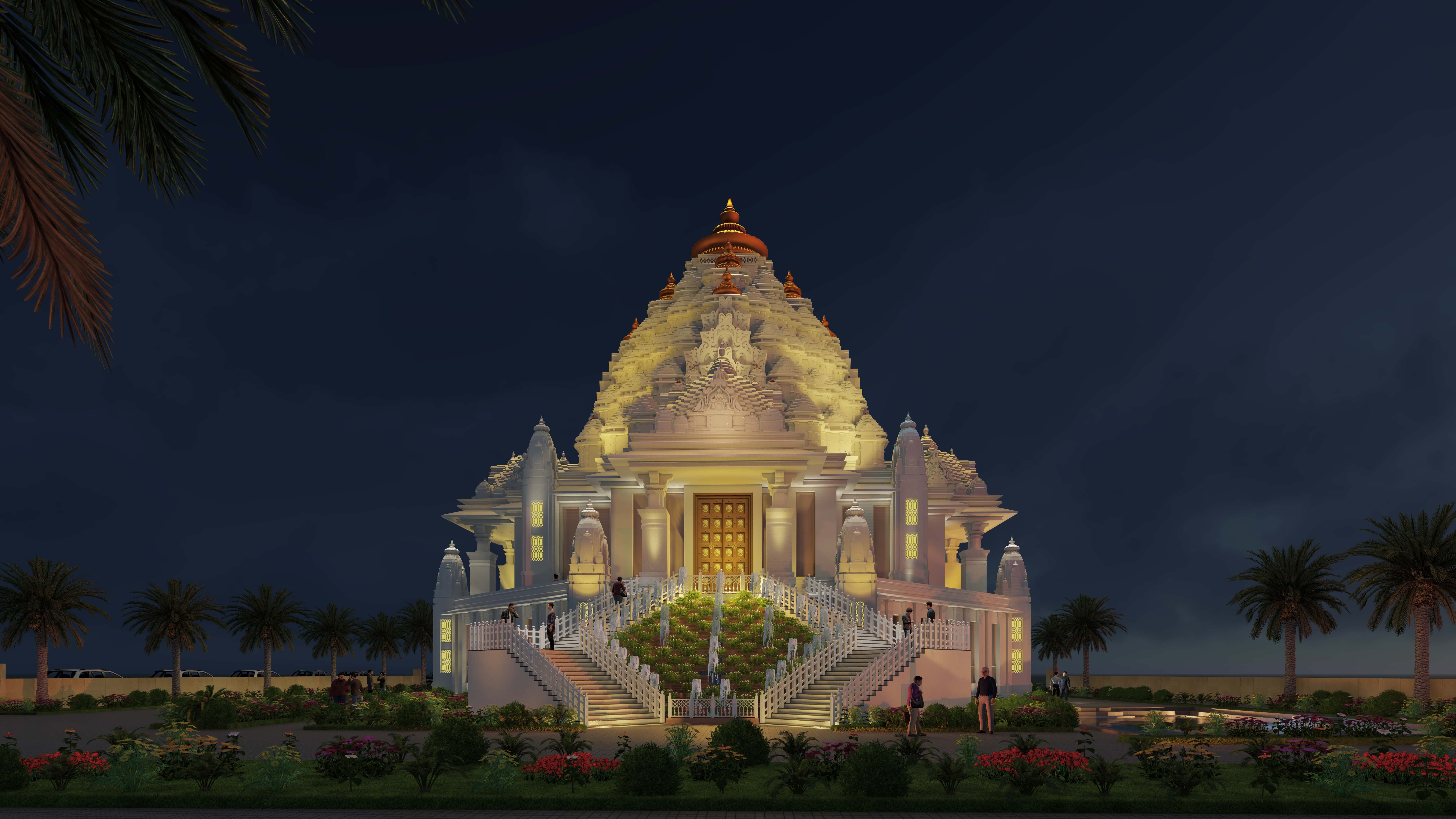 Hare Krishna Mandir Dome View