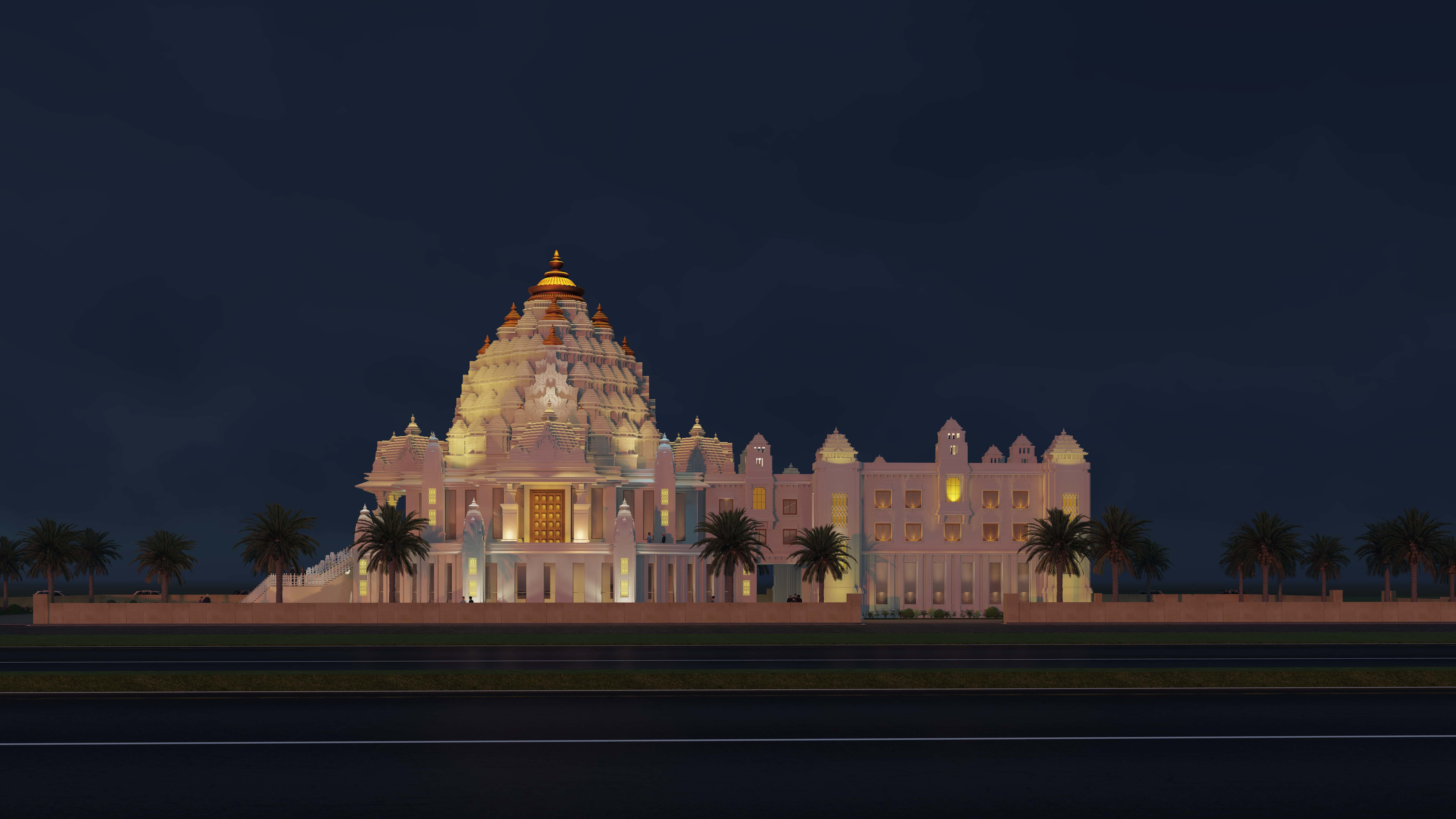 Hare Krishna Mandir Dome View